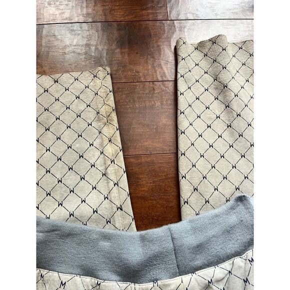 Vintage Wilson MaximaY2K Waist Tie Printed Pull On Straight Leg Leather Suede XL - Picture 11 of 12